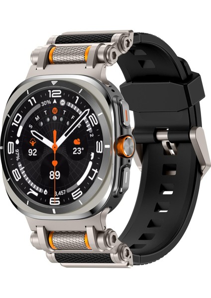 Samsung Galaxy Watch Ultra 47MM Için Silikon Saat Kayışı (Yurt Dışından)