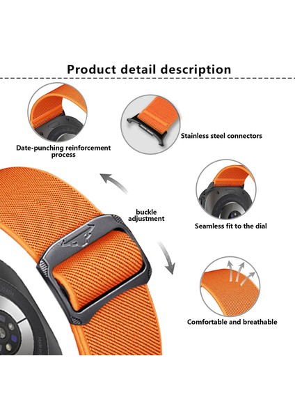 Samsung Galaxy Watch Ultra 47MM Için Naylon Saat Kayışı (Yurt Dışından) indirimleri