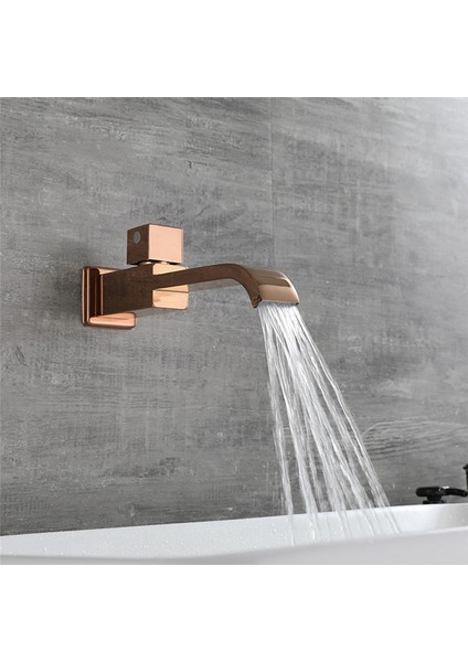 Banyo Lavabo Musluğu Duvara Monte Lavabo Lavabo Musluğu Banyo Aksesuarları Banyo Muslukları Siyah (Yurt Dışından) fırsatları