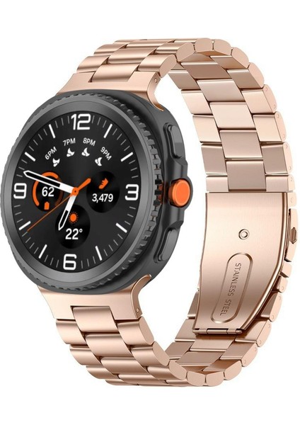 Samsung Galaxy Watch 8 / 8 Classic / Ultra 2 Için Metal Kayış (Yurt Dışından)