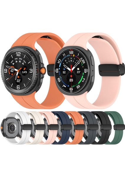 Samsung Galaxy Watch 8 40MM / 44MM Için Silikon Saat Kayışı (Yurt Dışından) modelleri