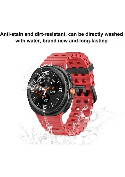 Samsung Galaxy Watch 8 40 / 44MM Için Silikon Saat Kayışı (Yurt Dışından) modelleri