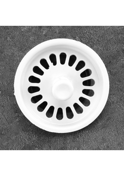 Gıda Atık Durdurucu Döndürme Kilit Lavabo Tahliye Süzgeci 3.1 "dap Beyaz Siyah Plastik (Yurt Dışından) indirimleri