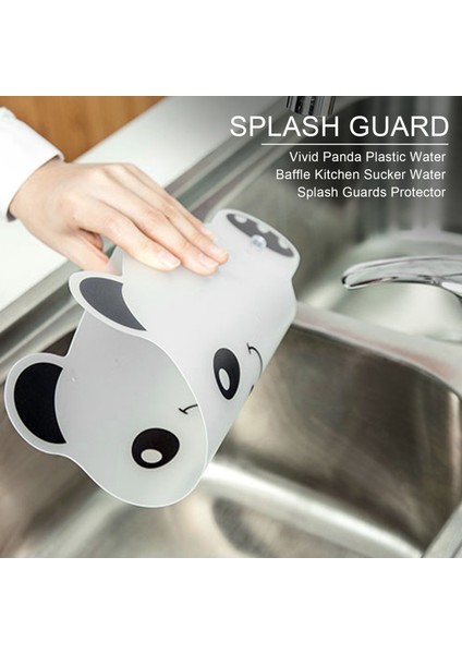 Vivid Panda Plastik Su Bölmesi Mutfak Emici Su Sıçrama Koruyucuları Koruyucu Contra A (Yurt Dışından) fırsatları