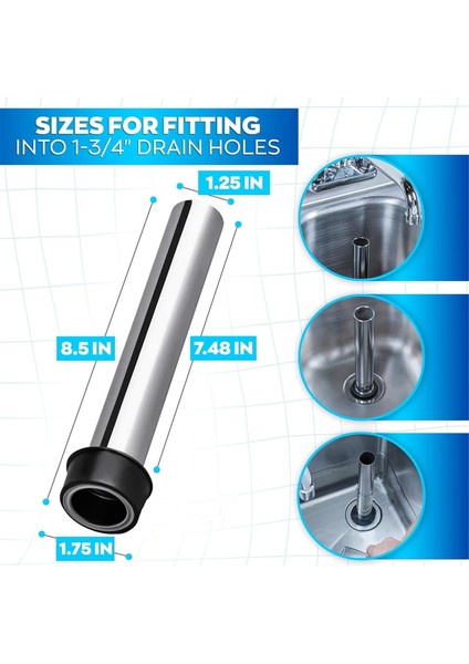 Lavabo Taşma Borusu 7.48 Inç Lavabo Süzgeci Boru Borusu Banyo Boru Bağlantı Parçaları - Lavabo Süzgeci Boru Taşma (Yurt Dışından) fiyatları