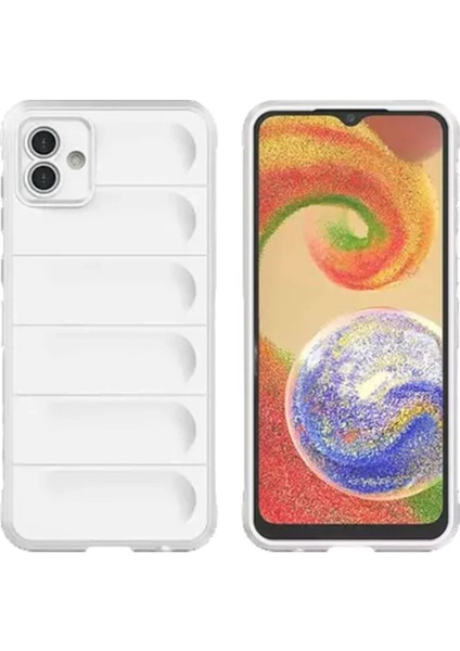Samsung Galaxy A05 Kılıf Optimum Silikon - Krem Arbkd modelleri