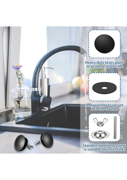 2 Adet 2 Inç Mutfak Lavabo Delik Kapağı Musluk Delik Kapağı Paslanmaz Çelik Mutfak Lavabo Musluğu Delik Plakası Stoper Kapağı (Yurt Dışından) indirimleri