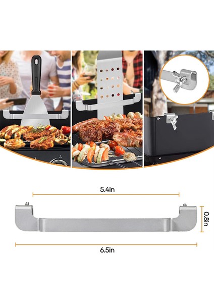 2 Adet Kalbur Spatula Tutucu, Blackstone Için Uygun, Kamp Şefi, Kraliyet Gurme, Açık Izgara Temel 16 cm (Yurt Dışından) fırsatları