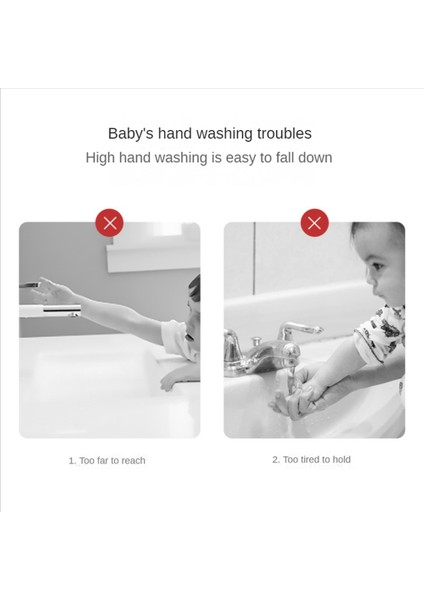 Çocuk Musluk Genişletici Çocuk El Yı Lavabo Genişletici Bebek El Yı Sıçramasına Dayanıklı Artefakt Turuncu (Yurt Dışından) modelleri