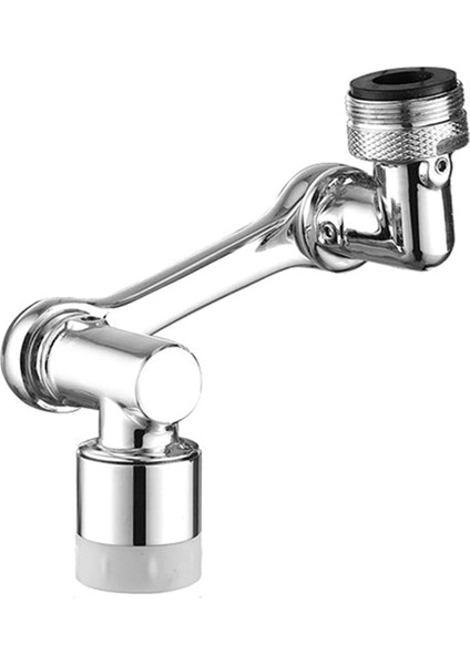 Musluk Genişletici, 1080 Döner Robotik Kol Musluk Havalandırıcı, 2 Tip Su Tahliye Modeli, Temizlik Için Robot Kol (Yurt Dışından)