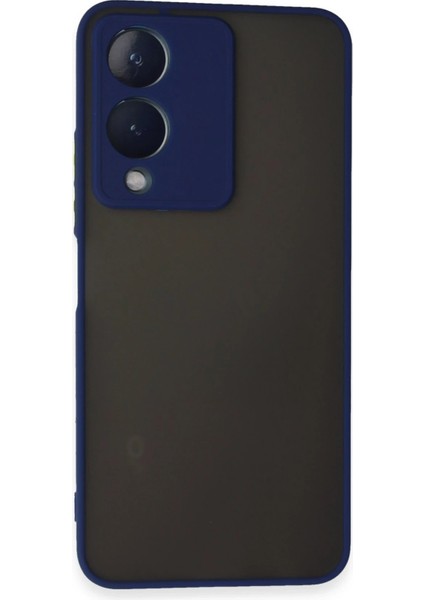 Vivo Y17S Kılıf Montreal Silikon Kapak - Lacivert Arbkd