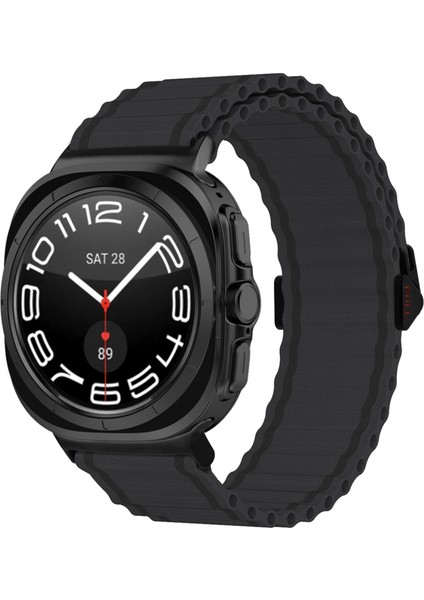 Samsung Galaxy Watch Ultra 47MM Için Naylon Örgülü Saat Kayışı (Yurt Dışından)