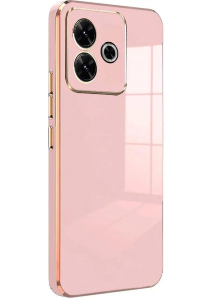 Xiaomi Redmi 13 4g Kılıf Volet Silikon - Pembe Arbkd
