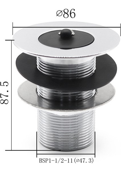 Süzgeçli Üniversal Tahliye Bağlantısı, Taşma Özellikli Açılır Tahliye Bağlantısı, Tahliye Vanası, Lavabo Tahliye Vanası (Yurt Dışından) fiyatları