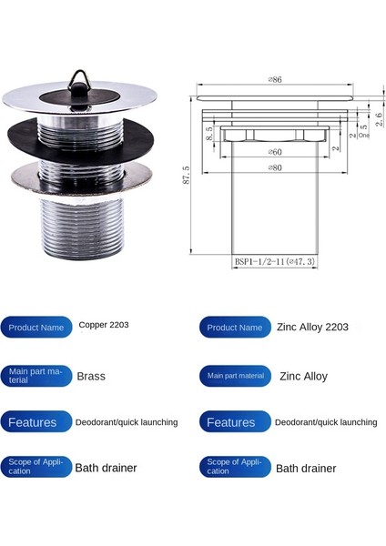 Süzgeçli Üniversal Tahliye Bağlantısı, Taşma Özellikli Açılır Tahliye Bağlantısı, Tahliye Vanası, Lavabo Tahliye Vanası (Yurt Dışından) fırsatları