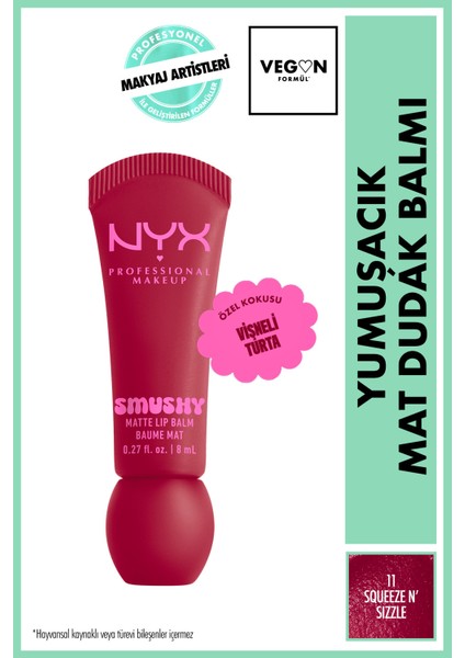 Smushy Yumuşacık Mat Dudak Balmı - 11 Squeeze N' Sizzle
