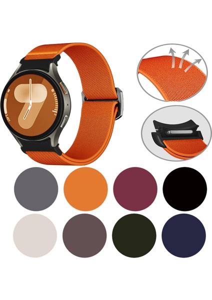 Samsung Galaxy Watch 5 Pro / 6 / 7 Için Naylon Saat Kayışı (Yurt Dışından) fırsatları