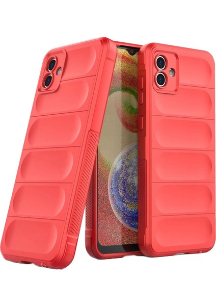 Samsung Galaxy A05 Kılıf Optimum Silikon - Kırmızı Arbkd modelleri
