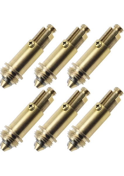 6 Adet Lavabo Fişi Yedek Havza Banyo Atık Tıklama Clack Bahar Pirinç Fiş Cıvatası Mutfak Lavabo Küvet Tahliye Tapası (Yurt Dışından)