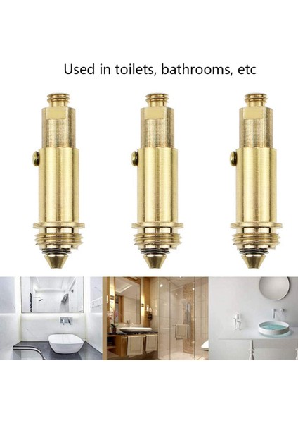 6 Adet Lavabo Fişi Yedek Havza Banyo Atık Tıklama Clack Bahar Pirinç Fiş Cıvatası Mutfak Lavabo Küvet Tahliye Tapası (Yurt Dışından) fiyatları