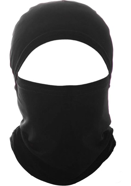 Yazlık Siyah Ince Hafif Parlak Kar Maskesi Motorcu Kask Balaclava, Şapka Bere Boyunluk Tesettür