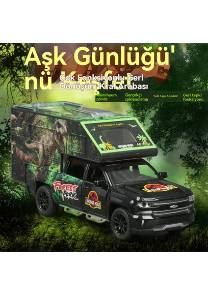 1:32 Dinozor Dünya T-Rex Raptors Alaşımlı Oyuncak Araba (Yurt Dışından) fırsatları