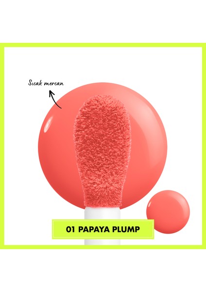 Fat Cheeks Islak Bitişli Likit Allık - 1 Papaya Plump fiyatları