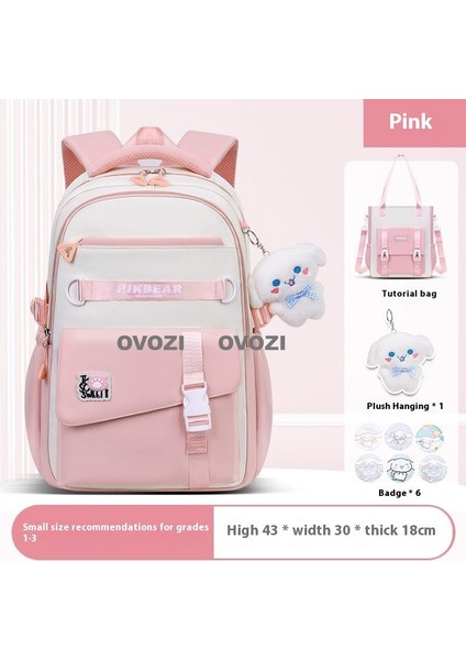 Ovozı Günlük Omuz Çantası Öğrenci Okul Çantası Seti (Yurt Dışından)