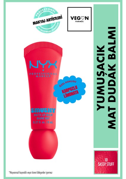 Smushy Yumuşacık Mat Dudak Balmı - 10 Sassy Stuff