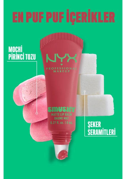 Smushy Yumuşacık Mat Dudak Balmı - 10 Sassy Stuff indirimleri