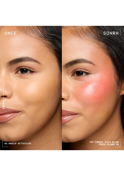 Fat Cheeks Islak Bitişli Likit Allık - 5 Peach Plunge fırsatları