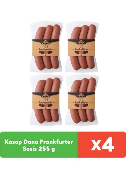 Kasap Dana Frankfurter Sosis 255 g x 4 adet