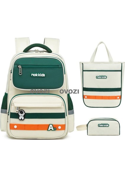 Ovozı Günlük Omuz Çantası Öğrenci Okul Çantası Seti (Yurt Dışından)