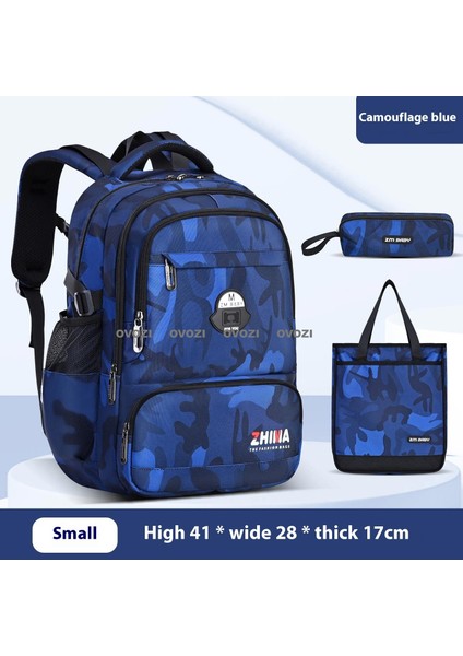 Ovozı Günlük Omuz Çantası Öğrenci Okul Çantası Seti (Yurt Dışından)