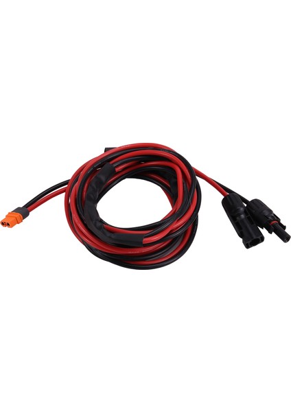 Güneş Konnektörü XT60I- F Adaptörü 12AWG Kablo Bağlantısı Güneş Paneli Şarj Kablosu Teli Güneş Jeneratörü Için 3 Metre (Yurt Dışından)