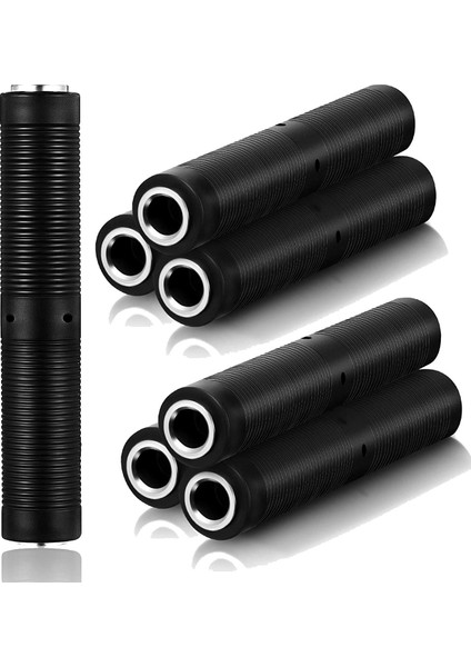 6 Paket 1/4 Inç Dişi - Dişi Bağlayıcı 6,35 mm Trs/ts Ses Konektörü, Trs Stereo ve Mono Jak Adaptörü Birleştirici (Yurt Dışından)