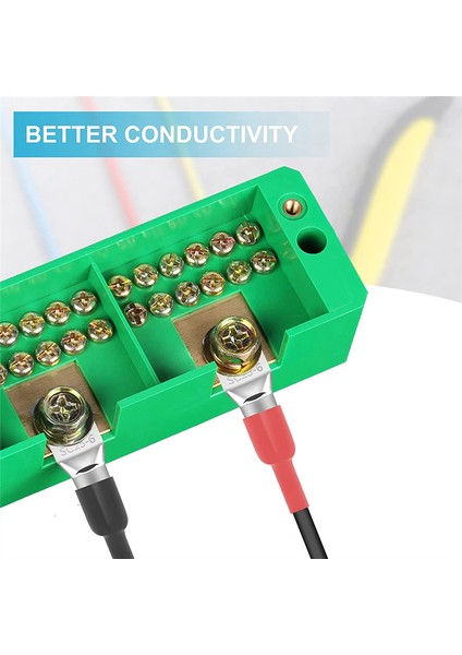 220 Adet Halka Terminalleri Pabuç Kalaylı Bakır Boru Pabuç Contası Akü Tel Konnektörleri Kablo Kıvrımlı SC4-SC25 (Yurt Dışından) indirimleri