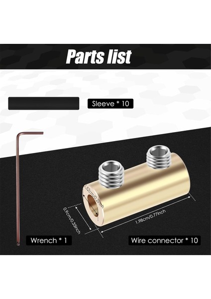 10 Adet Tel Bağlantı Somun Takımı 80A Bakır Ekleme Kablo Bağlantısı Su Geçirmez Devre Tel Bağlantı Terminali (Yurt Dışından) fiyatları