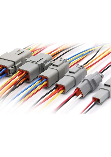 Deutsch Otomotiv Su Geçirmez Konnektör Için Kablo Kılıflı Kablo Bağlantısı, 3 Delikli Erkek Uçlu Kablo DT04-3P (Yurt Dışından) modelleri