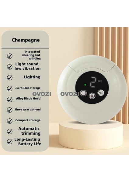 Ovozı Elektrikli Tırnak Makası Çok Fonksiyonlu Tırnak Bileyici (Yurt Dışından)