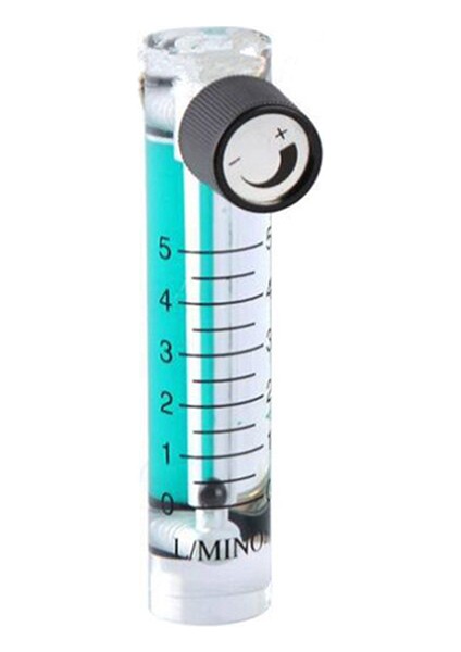 Oksijen Hava Gazı Için Kontrol Valfli 0.1-5lpm 1l Oksijen Akış Ölçer Akış Ölçer (Yurt Dışından)