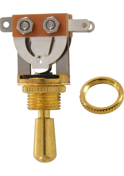 Altın Elektro Gitar 3 Yollu Geçiş Anahtarı Pikap Seçici Anahtarı Pirinç Ucu Topuzu ile (Yurt Dışından) fiyatları