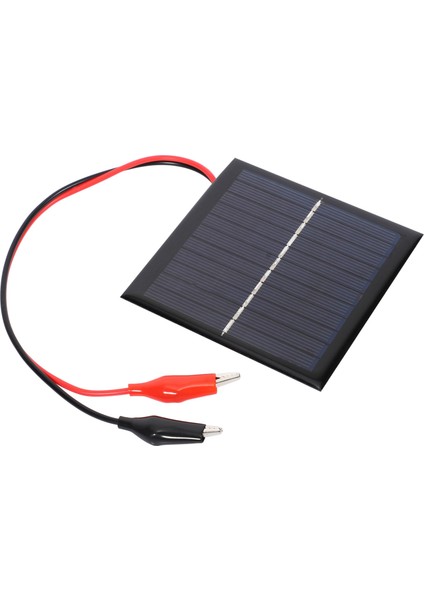 1W 5.5V Güneş Pili Epoksi Polikristal Güneş Paneli + Şarj Için Klip 3.7V Pil Sistemi Oyuncak LED Işık Çalışma 95*95MM (Yurt Dışından) fiyatları