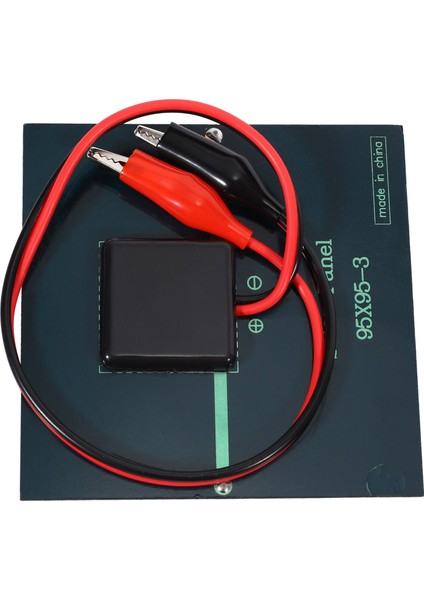 1W 5.5V Güneş Pili Epoksi Polikristal Güneş Paneli + Şarj Için Klip 3.7V Pil Sistemi Oyuncak LED Işık Çalışma 95*95MM (Yurt Dışından) modelleri