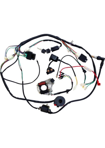 70 90 110CC Tam Araç Kablo Demeti Başlangıç Kablo Demeti Hattı Başlangıç Ateşleme Kiti Atv Aksesuarları (Yurt Dışından) fiyatları