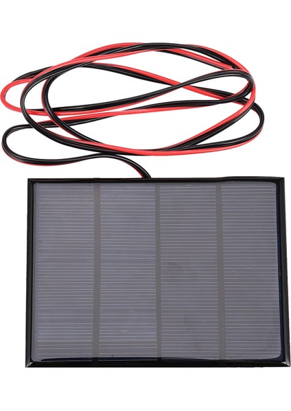 1m Telli 1.5W 12V Mini Güneş Paneli Küçük Hücre Modülü Şarj Cihazı (Yurt Dışından)
