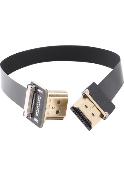 Fpv HDMI Erkek Yukarı Açılı 90D HDMI Erkek Hdtv Fpc Düz Kablo Fpv Hdtv Multicopter Hava Fotoğrafı 20 cm (Yurt Dışından) indirimleri
