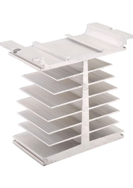 10A-120A Katı Hal Rölesi Ssr Da Aa Dd Alüminyum Kanatçıklar Tek Fazlı Alüminyum Isı Emici Dağıtım Radyatör Ray Montajı (Yurt Dışından)