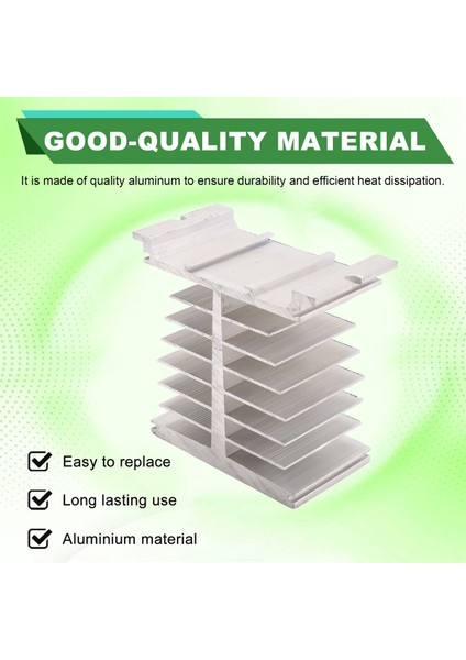 10A-120A Katı Hal Rölesi Ssr Da Aa Dd Alüminyum Kanatçıklar Tek Fazlı Alüminyum Isı Emici Dağıtım Radyatör Ray Montajı (Yurt Dışından) fırsatları