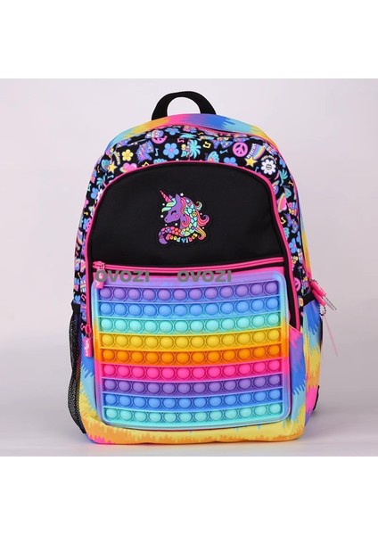 Ovozı 42CM Dekompresyon Büyük Kapasiteli Omuz Çantası Öğrenci Okul Çantası (Yurt Dışından)